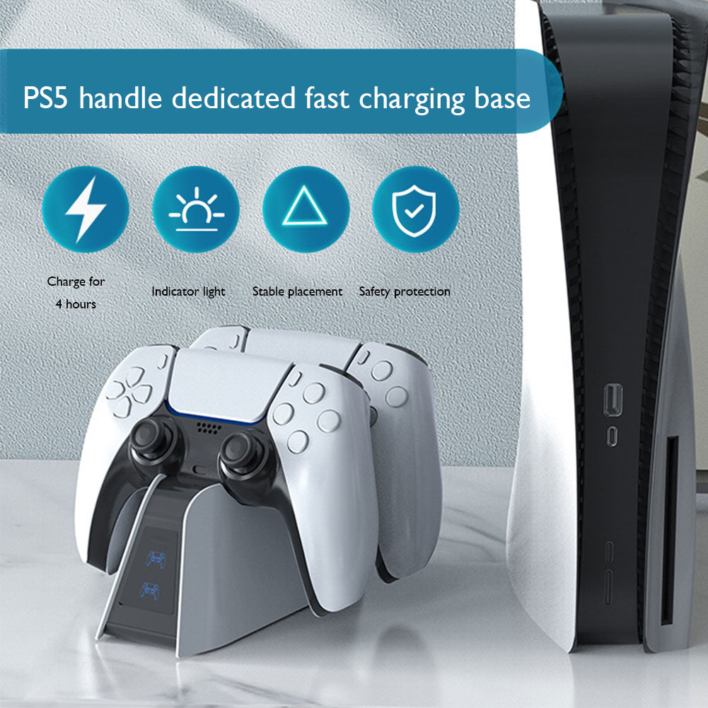 PS5 Dual Controller Ladestation - LED Anzeige - Ladestation von Modcontroller - Nur 19.95€! Jetzt kaufen bei Modcontroller